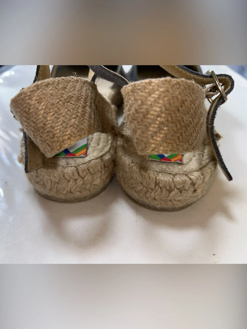 NWOB Alpargatus Valencian Suede Espadrille Sandals Handmade in Spain size 41